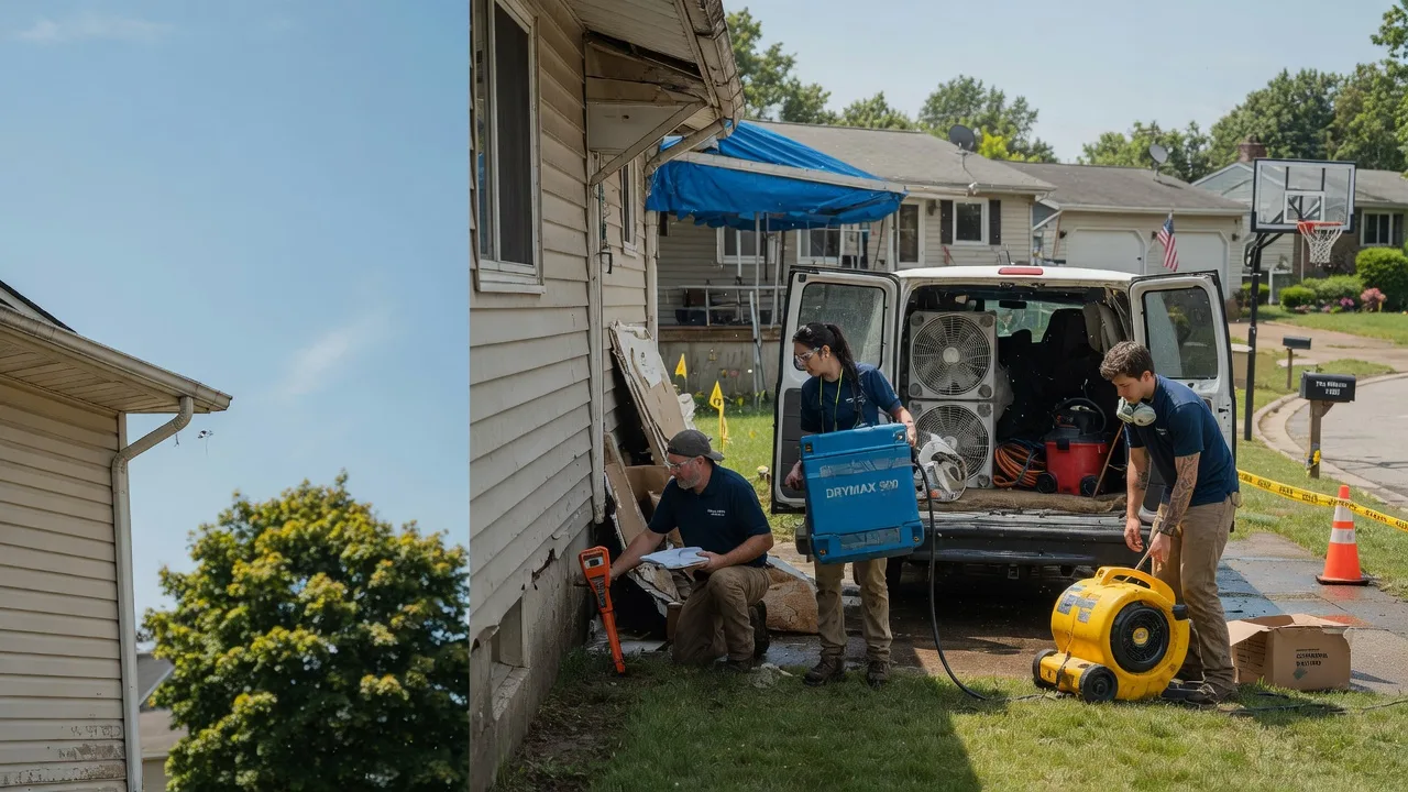 Ceiling Leak Cleanup in Old Washington, OH near me